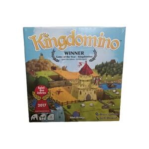 Kingdomino Board Game Blue Orange Castle Medival Themed Tile Placement City New